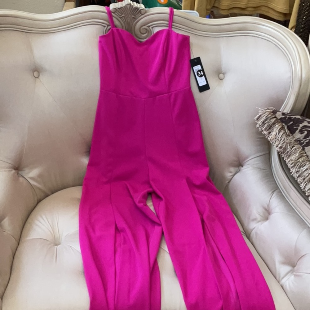Bebe Pink Jumpsuit